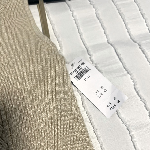 Abercrombie Elevate Ribbed Cross Back Tank Top - Picture 3 of 5